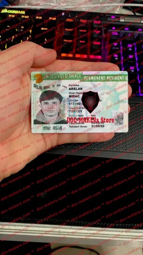 USA Green Card Residence Permit - V1